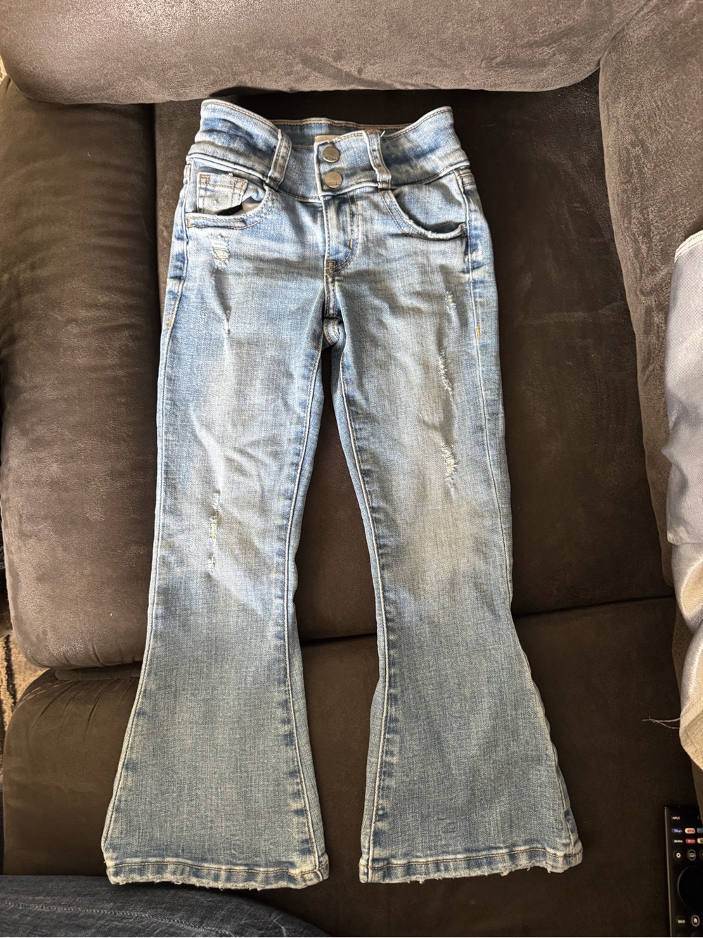 BKE Light Blue Kids Flare Jeans